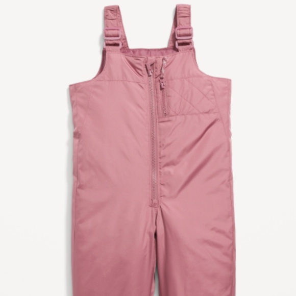 Old Navy Snow Bib 3T, pink girls snow pants - Picture 1 of 10